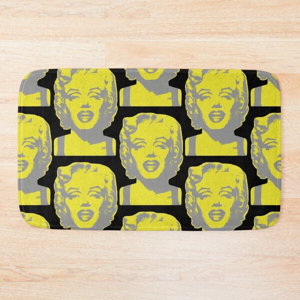 Item preview, Iconic Marilyn Monroe: Bring Glamour to Your Space! Vintage Retro Style Grey Gray and Yellow designed and sold by pelagio.