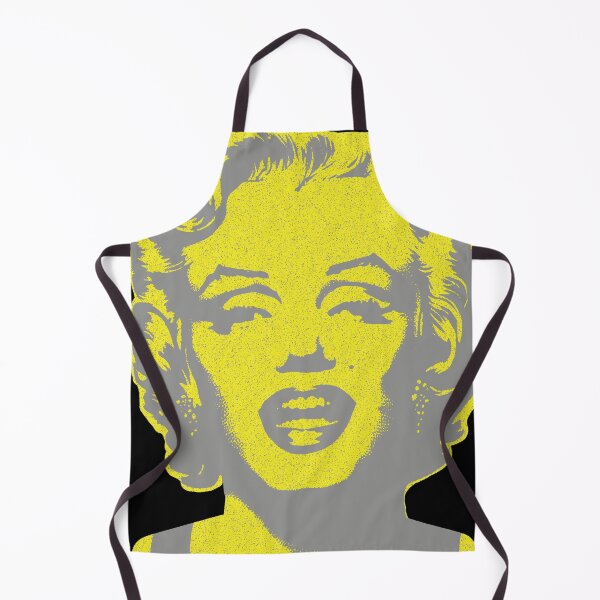 Item preview, Iconic Marilyn Monroe: Bring Glamour to Your Space! Vintage Retro Style Grey Gray and Yellow designed and sold by pelagio.