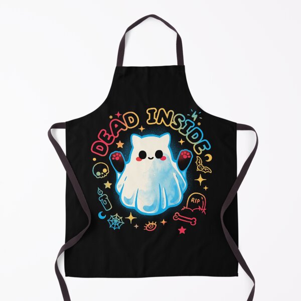 Item preview, Cat ghost dead inside designed and sold by NemiMakeit.
