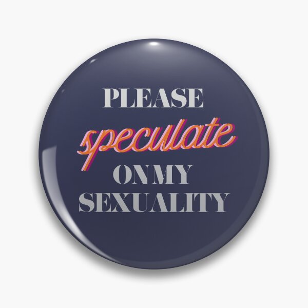 Item preview, Please speculate on my sexuality Lesbian pride colours designed and sold by ivyanddaisies.