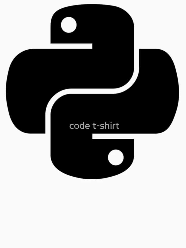 Thumbnail 4 of 4, V-Neck T-Shirt, Python Logo - Programming Language designed and sold by code t-shirt.
