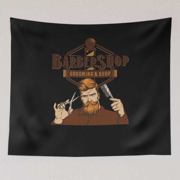 Item preview, Barbershop vintage art designed and sold by StarDan.