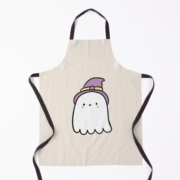 Item preview, Cute Ghost Wearing a Witch Hat  designed and sold by Ameliafavs.