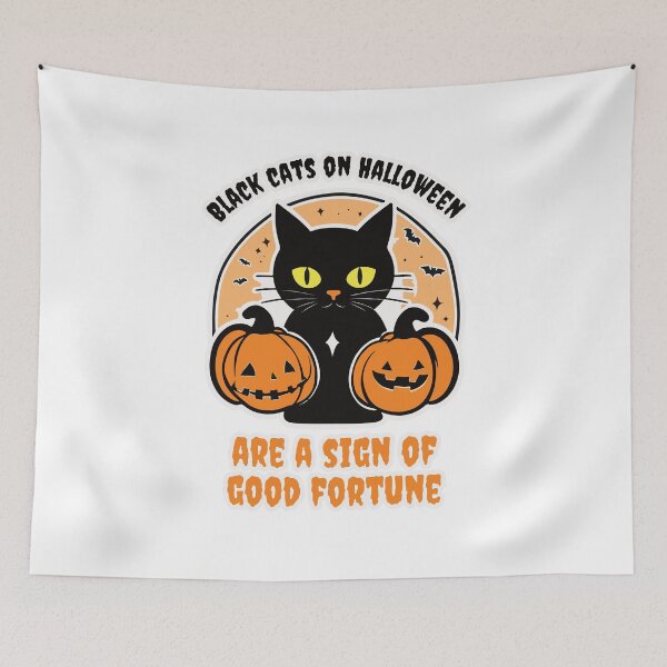 Item preview, Black cats on Halloween designed and sold by yphien.