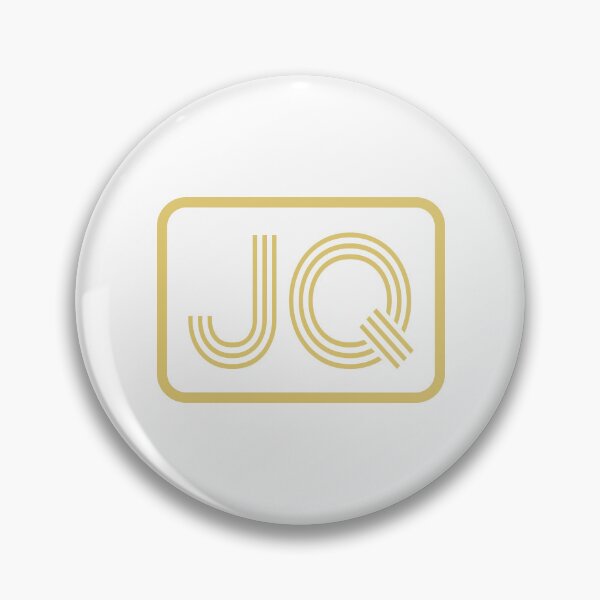 Item preview, JQ Initials Gold Geometric Letters designed and sold by Jeallan Designs.