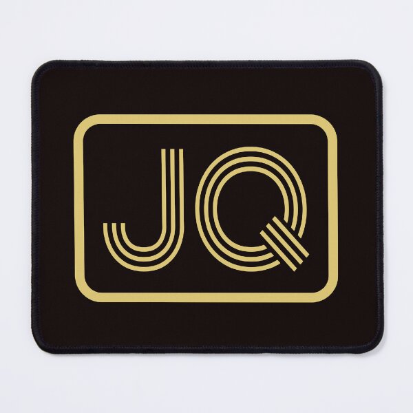 Item preview, JQ Initials Gold Geometric Letters designed and sold by Jeallan Designs.