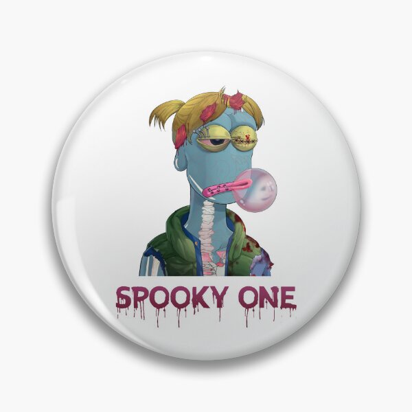Item preview, Spooky One blue boared halloween nft zombie t-shirt designed and sold by Buravchik.