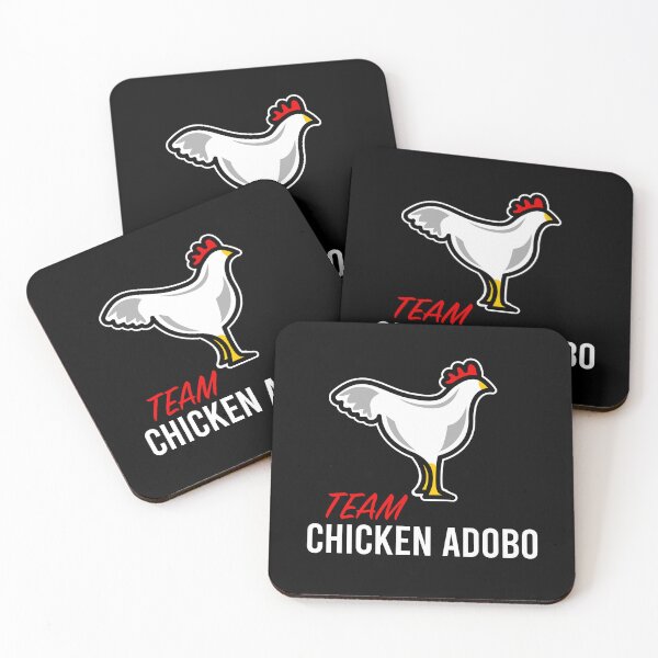 Item preview, TEAM CHICKEN ADOBO - Cute White Chicken  designed and sold by Darling DeDe.