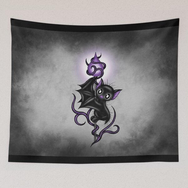 Item preview, bat on lantern designed and sold by Pezi-Creation.