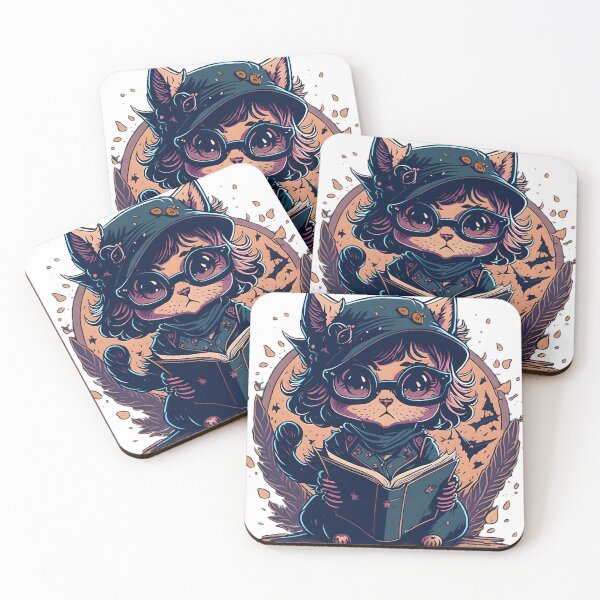 Item preview, Little Cat Witch designed and sold by ArtsyWishesShop.