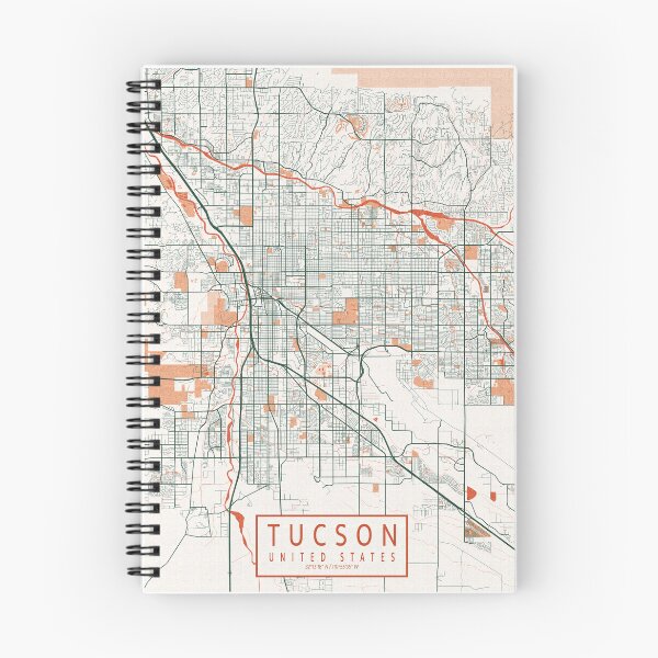 Item preview, Mapa de la ciudad de Tucson, Arizona, Estados Unidos - Bohemio designed and sold by deMAP.
