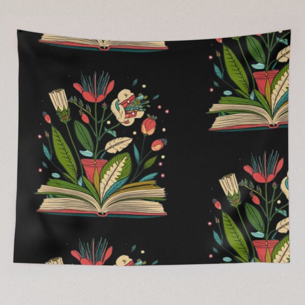 Item preview, Bookish Flowers designed and sold by SirenMoon.