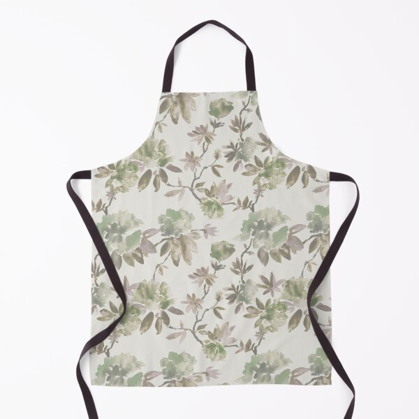 Item preview, Classic floral watercolor beige designed and sold by Alessandro Remo Mazzoni Remotextiles.