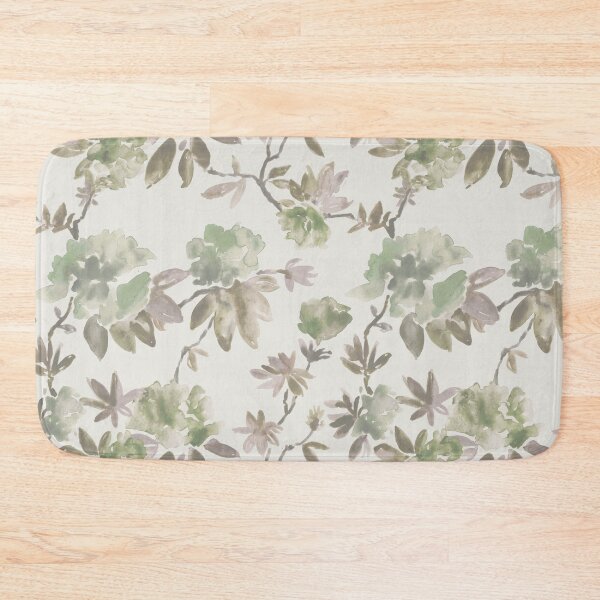 Item preview, Classic floral watercolor beige designed and sold by Alessandro Remo Mazzoni Remotextiles.