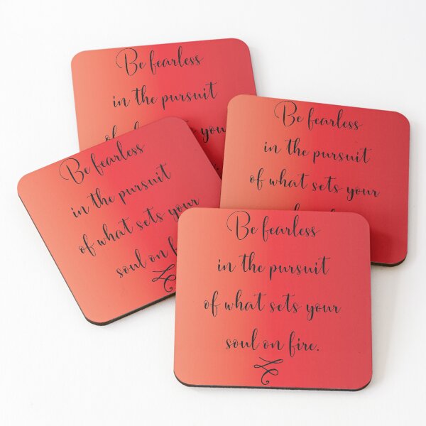 Item preview, Be Fearless, Set Your Soul on Fire designed and sold by PrettySimple Graphic Design.
