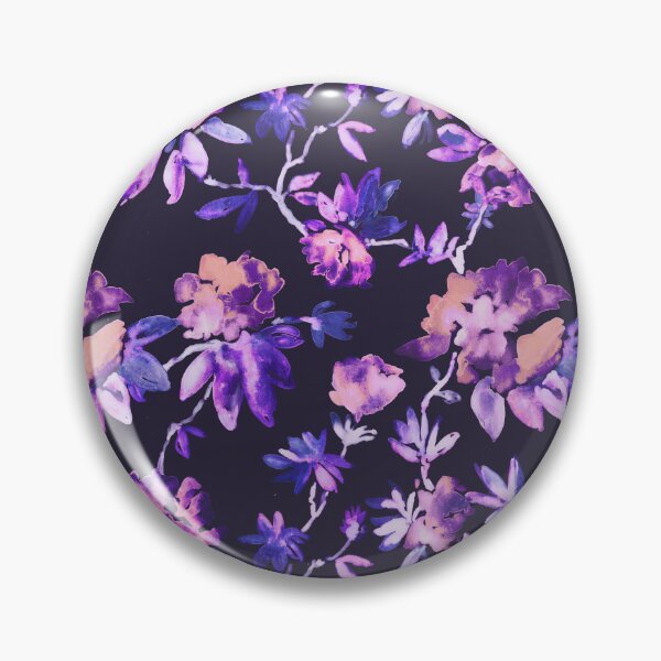 Item preview, Classic floral watercolor purple designed and sold by Alessandro Remo Mazzoni Remotextiles.