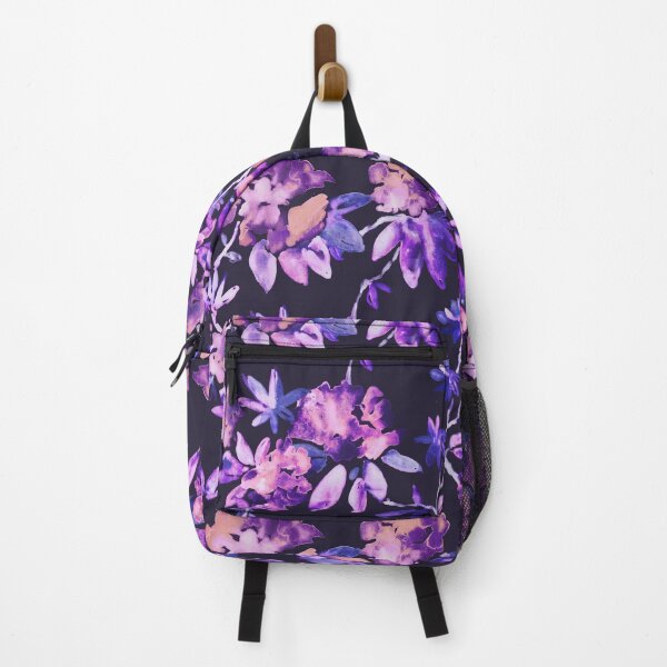 Item preview, Classic floral watercolor purple designed and sold by Alessandro Remo Mazzoni Remotextiles.