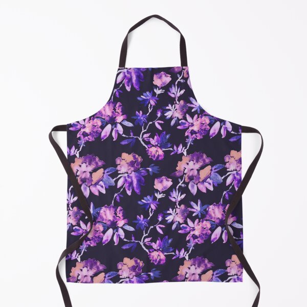 Item preview, Classic floral watercolor purple designed and sold by Alessandro Remo Mazzoni Remotextiles.