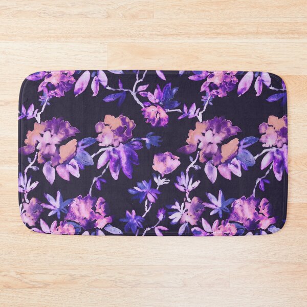 Item preview, Classic floral watercolor purple designed and sold by Alessandro Remo Mazzoni Remotextiles.