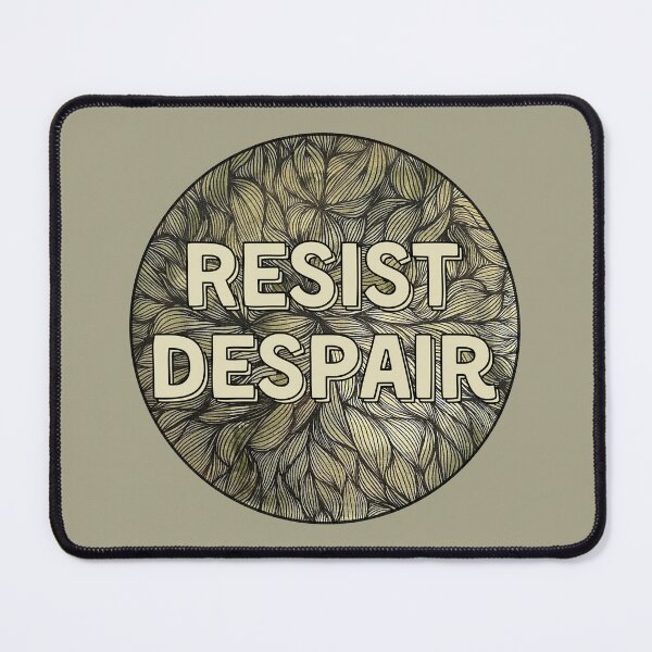 Item preview, Resist Despair Gold Zentangle designed and sold by Madeleine39.