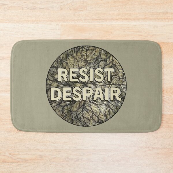 Item preview, Resist Despair Gold Zentangle designed and sold by Madeleine39.