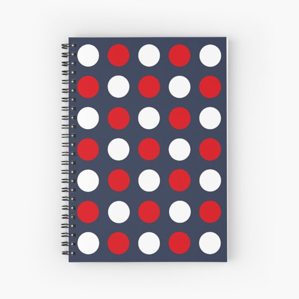 Item preview, RED, WHITE and NAVY BLUE Symmetrical POLKA DOTS  designed and sold by RachelMacht.