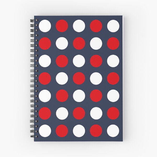 Item preview, RED, WHITE and NAVY BLUE Symmetrical POLKA DOTS  designed and sold by RachelMacht.