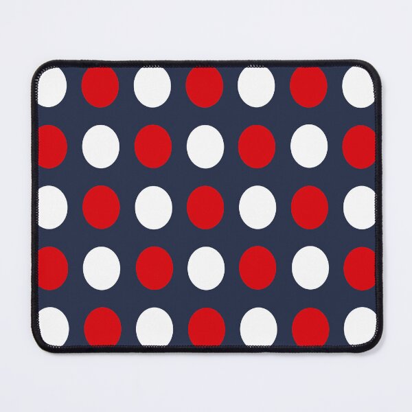 Item preview, RED, WHITE and NAVY BLUE Symmetrical POLKA DOTS  designed and sold by RachelMacht.