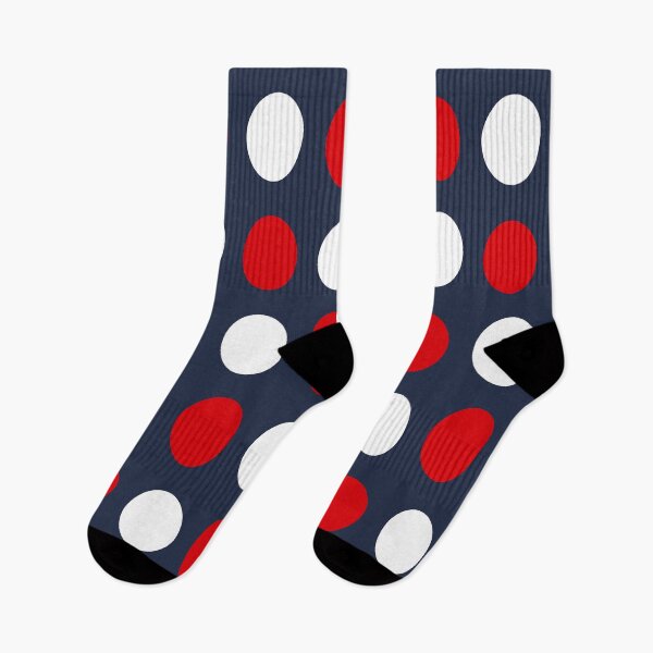 Item preview, RED, WHITE and NAVY BLUE Symmetrical POLKA DOTS  designed and sold by RachelMacht.