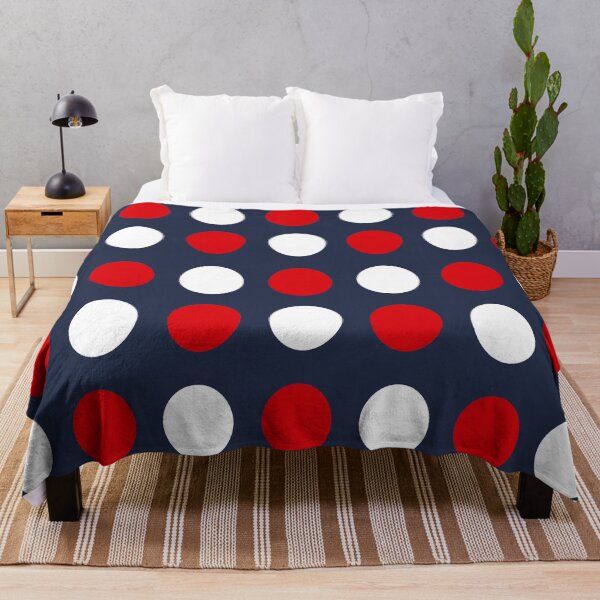 Item preview, RED, WHITE and NAVY BLUE Symmetrical POLKA DOTS  designed and sold by RachelMacht.