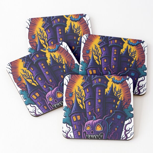 Item preview, Hallowen Scary Castle designed and sold by ArtsyWishesShop.