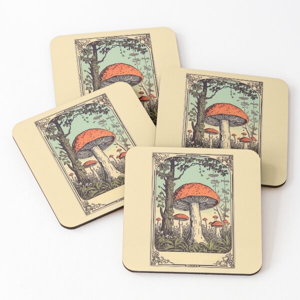 Item preview, Mushroom Tarot Card designed and sold by keenaesthetic.
