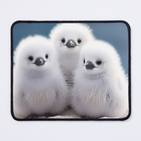 Item preview, 3 white penguin chicks designed and sold by Kristylynn757.