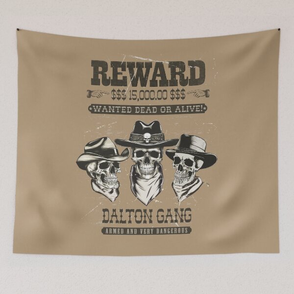 Item preview, Wanted dead or alive designed and sold by SkullsToGo.