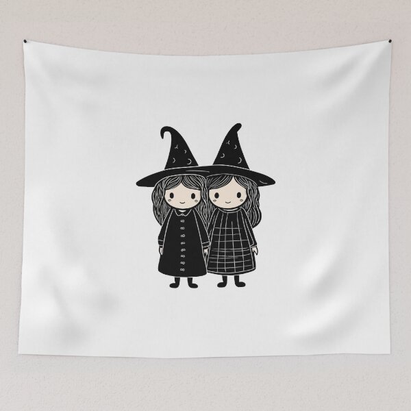 Item preview, Adorable Sisters: A Funny and Magical Witch Duo designed and sold by Artwyz.