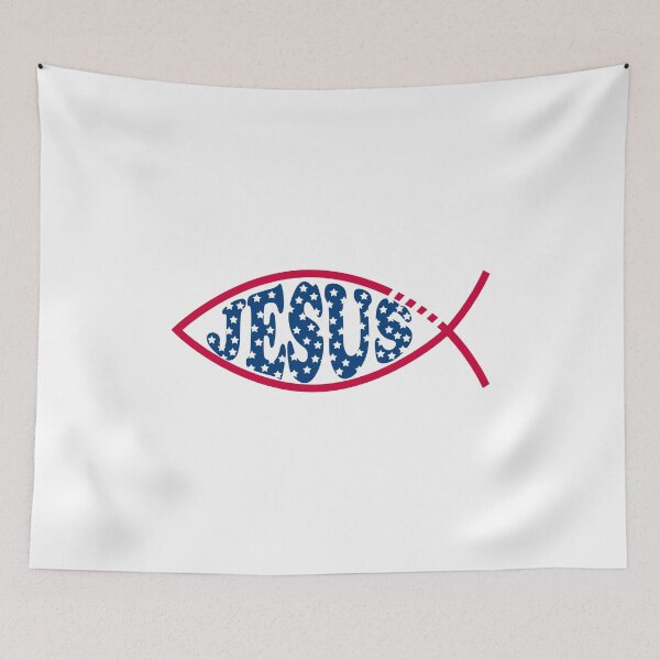 Item preview, Jesus Fish ichthys Christian symbol  designed and sold by yoshra.
