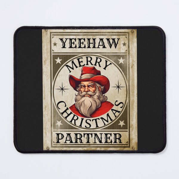 Item preview, Yeehaw Merry Christmas Partner - Funny Western Christmas designed and sold by ChaosReigns91.