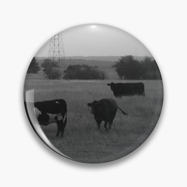 Item preview, Cows in the Pasture Black & White designed and sold by okieshotsprints.