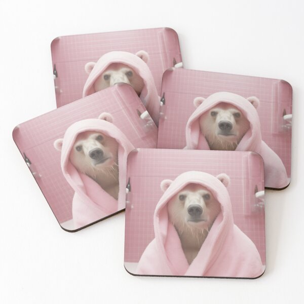 Item preview, Bear in the spa designed and sold by Printable Bundle.
