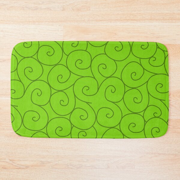 Item preview, green spirals waves designed and sold by ZiphGames.