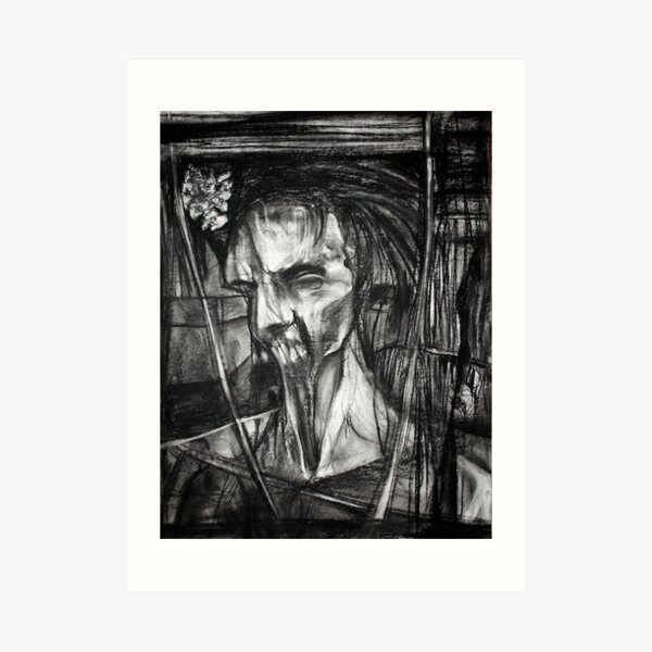self portrait as sung by Dulli Art Print