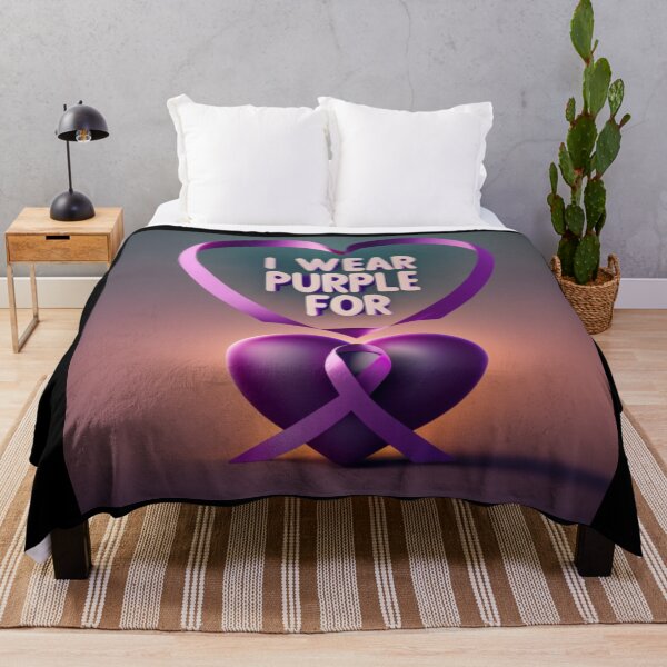 Item preview, I WARE PURPLE FOR, MOM, DAD, GIFT, PYJAMAS designed and sold by carlos crane.