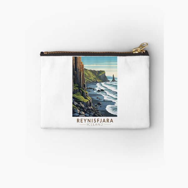 Item preview, Reynisfjara Beach Iceland Travel Art Vintage designed and sold by KrisSidDesigns.