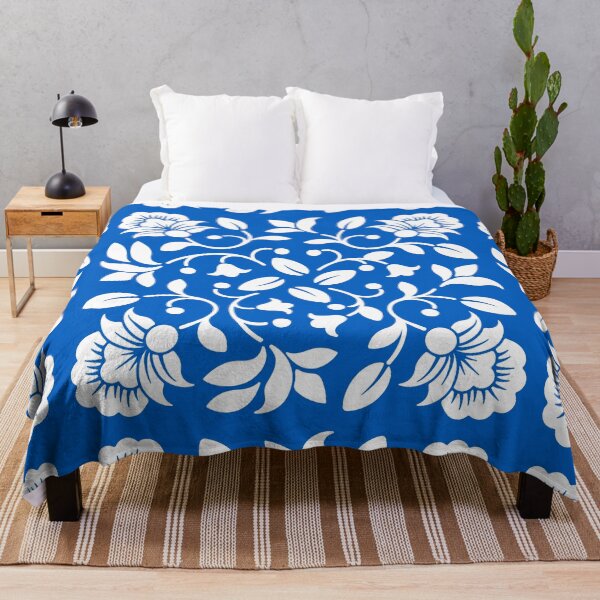 Item preview, Blue Floral Pattern Design, Relaxing Pattern designed and sold by Featheryy.