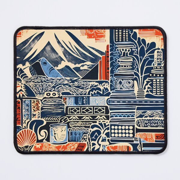 Item preview, “Machu Picchu Mosaic: Vibrant Incan and Peruvian Muralism” designed and sold by Art-Vortex-fr.