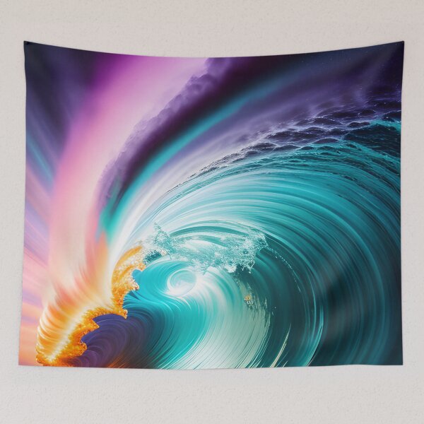 Item preview, ocean waves designed and sold by ColouryourlifeBE.