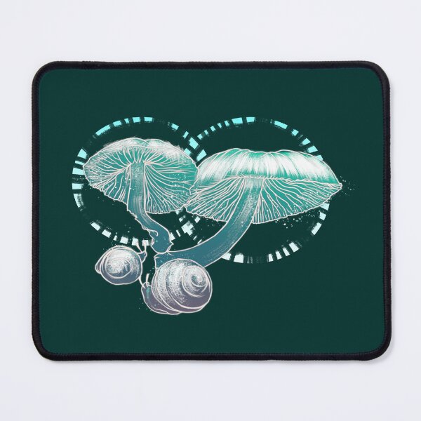 Item preview, Glow in the Dark Mushrooms with Snails designed and sold by Benjamin Lou.