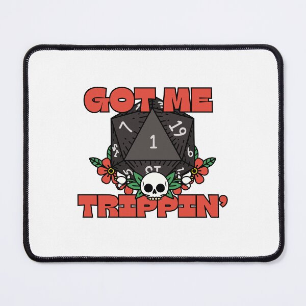 Item preview, Got Me Trippin' Black D20 designed and sold by BKStudios.