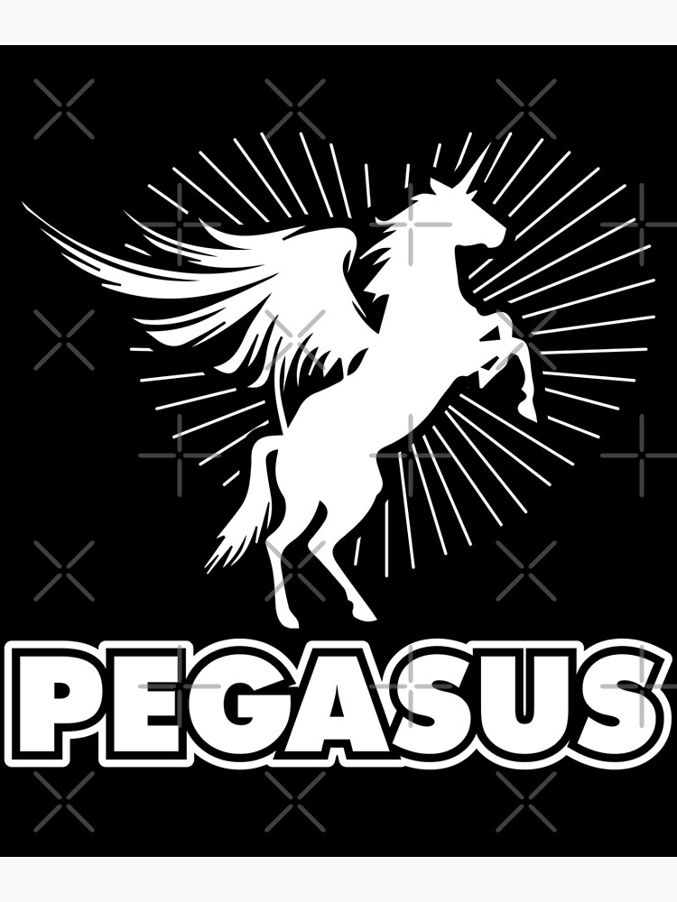 "White Pegasus Art" Poster by ClassyC Redbubble