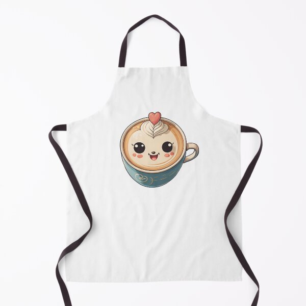Item preview, Cute Kawaii Cup Of Latte With A Heart designed and sold by ToonPix.